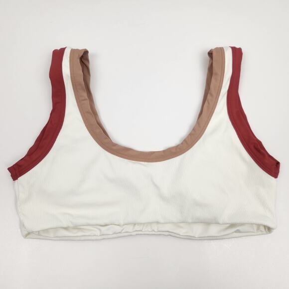 L*Space Lala Bikini Top in Cream Size XL - Picture 2 of 3